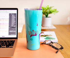The Golden Girls Double-Walled Stainless Steel Tumbler With Straw | 22 Ounces