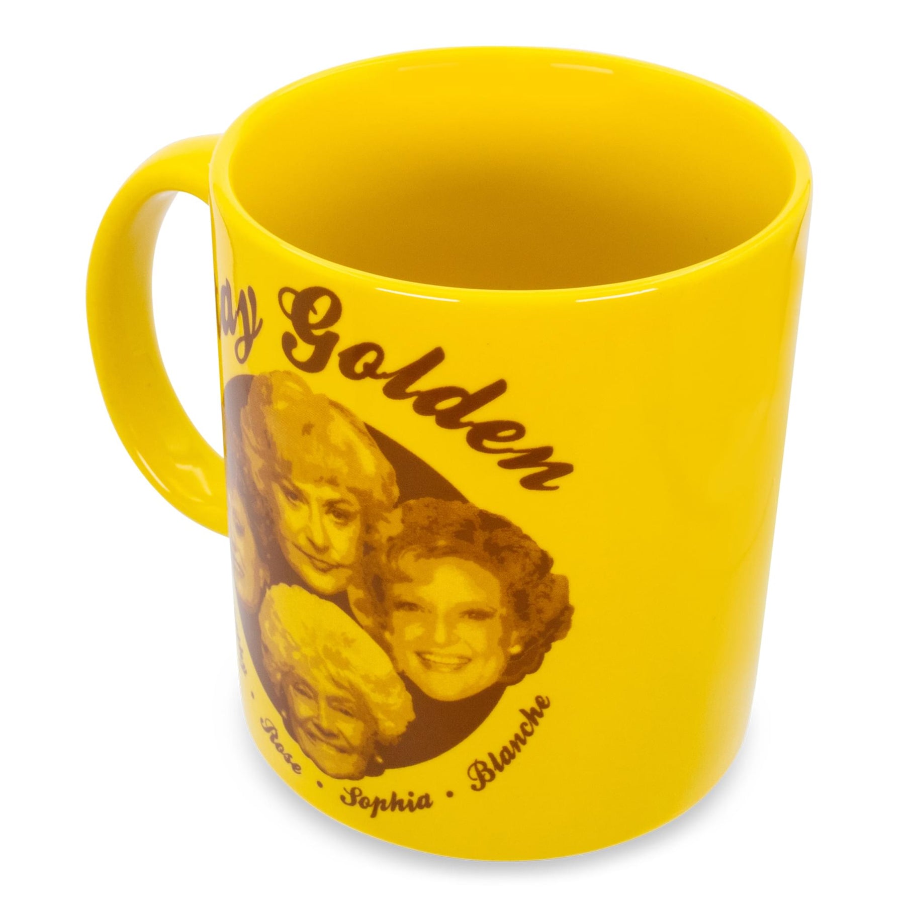The Golden Girls "Stay Golden" Gold Ceramic Coffee Mug | Holds 20 Ounces