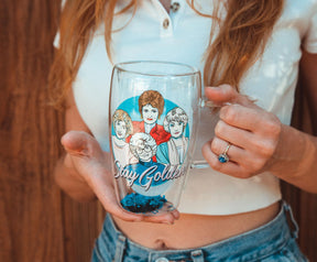 The Golden Girls "Stay Golden" Double-Walled Glass Mug | Holds 15 Ounces