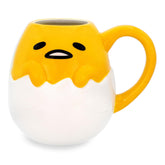 Sanrio Gudetama 3D Sculpted Ceramic Mug | Holds 20 Ounces