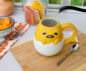 Sanrio Gudetama 3D Sculpted Ceramic Mug | Holds 20 Ounces