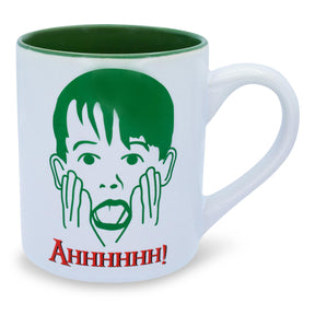 Home Alone Kevin Face Merry Christmas Ceramic Mug | Holds 14 Ounces