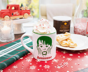 Home Alone Kevin Face Merry Christmas Ceramic Mug | Holds 14 Ounces