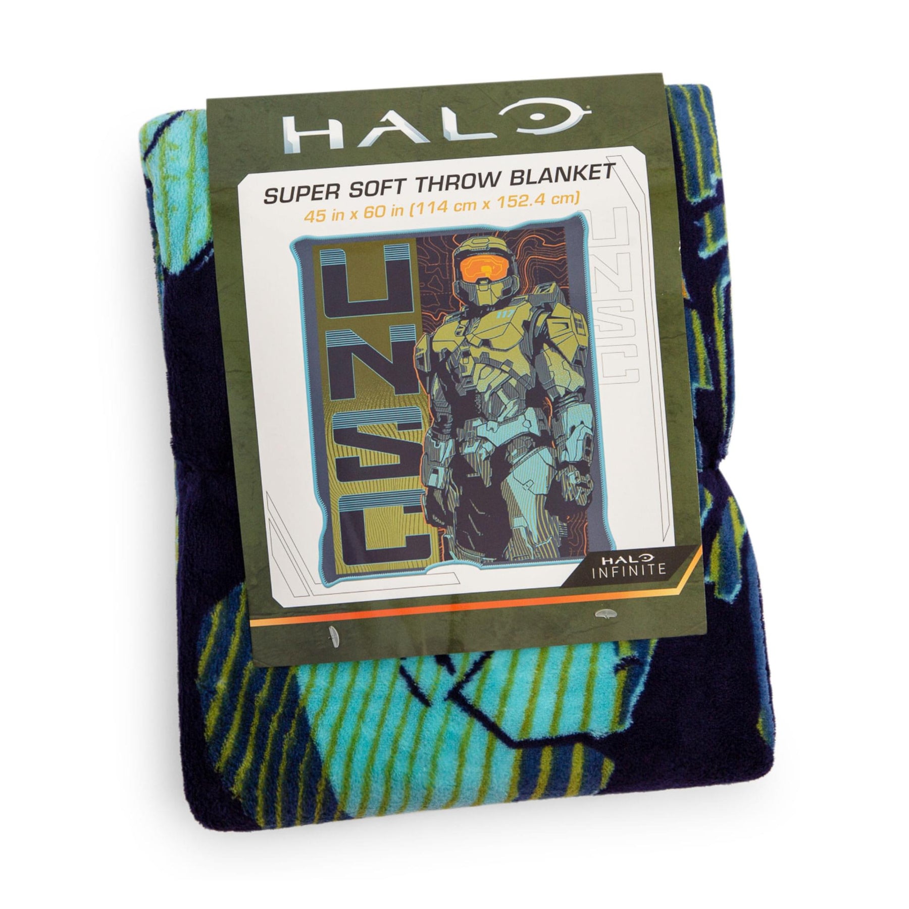 Halo UNSC Master Chief Micro Plush Fleece Throw Blanket | 50 x 60 Inches