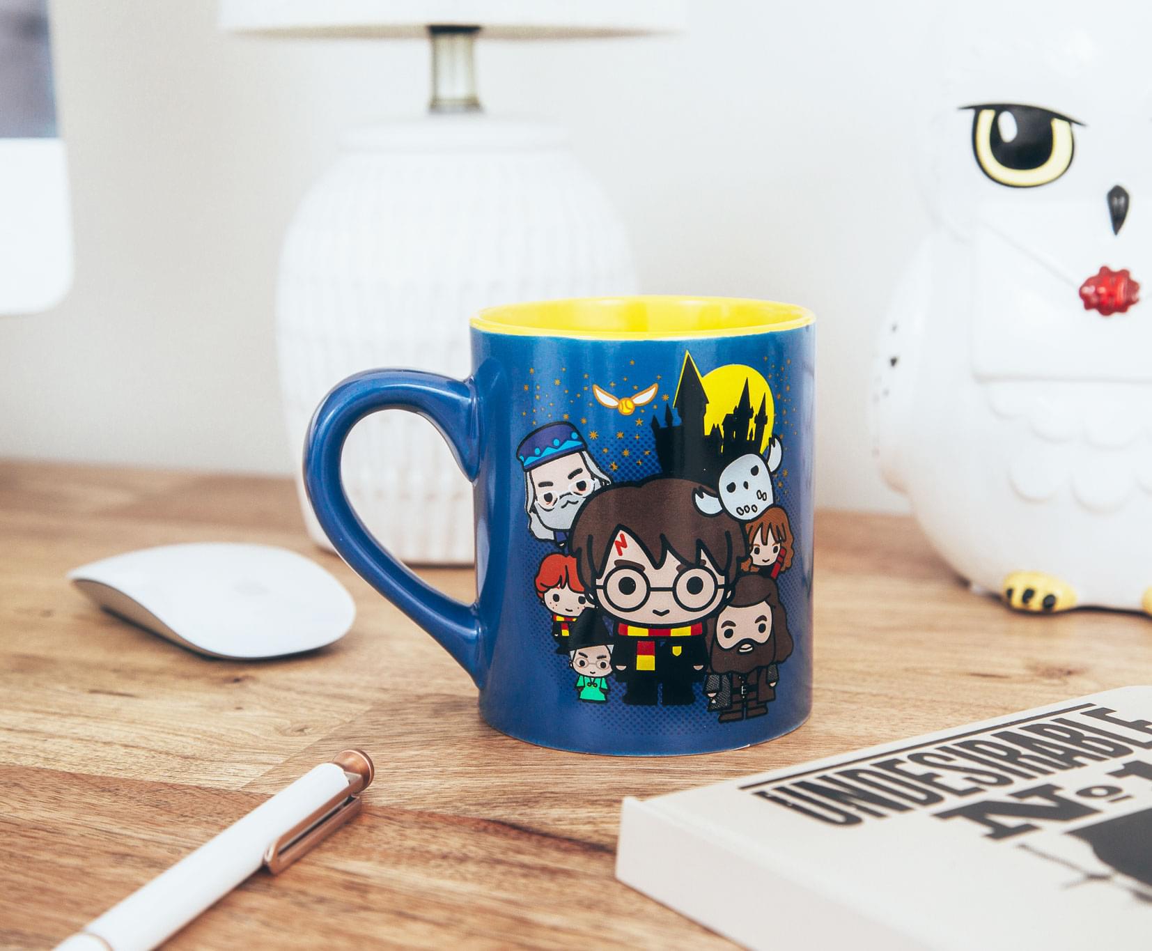 Harry Potter Chibi Characters Ceramic Mug | Holds 14 Ounces