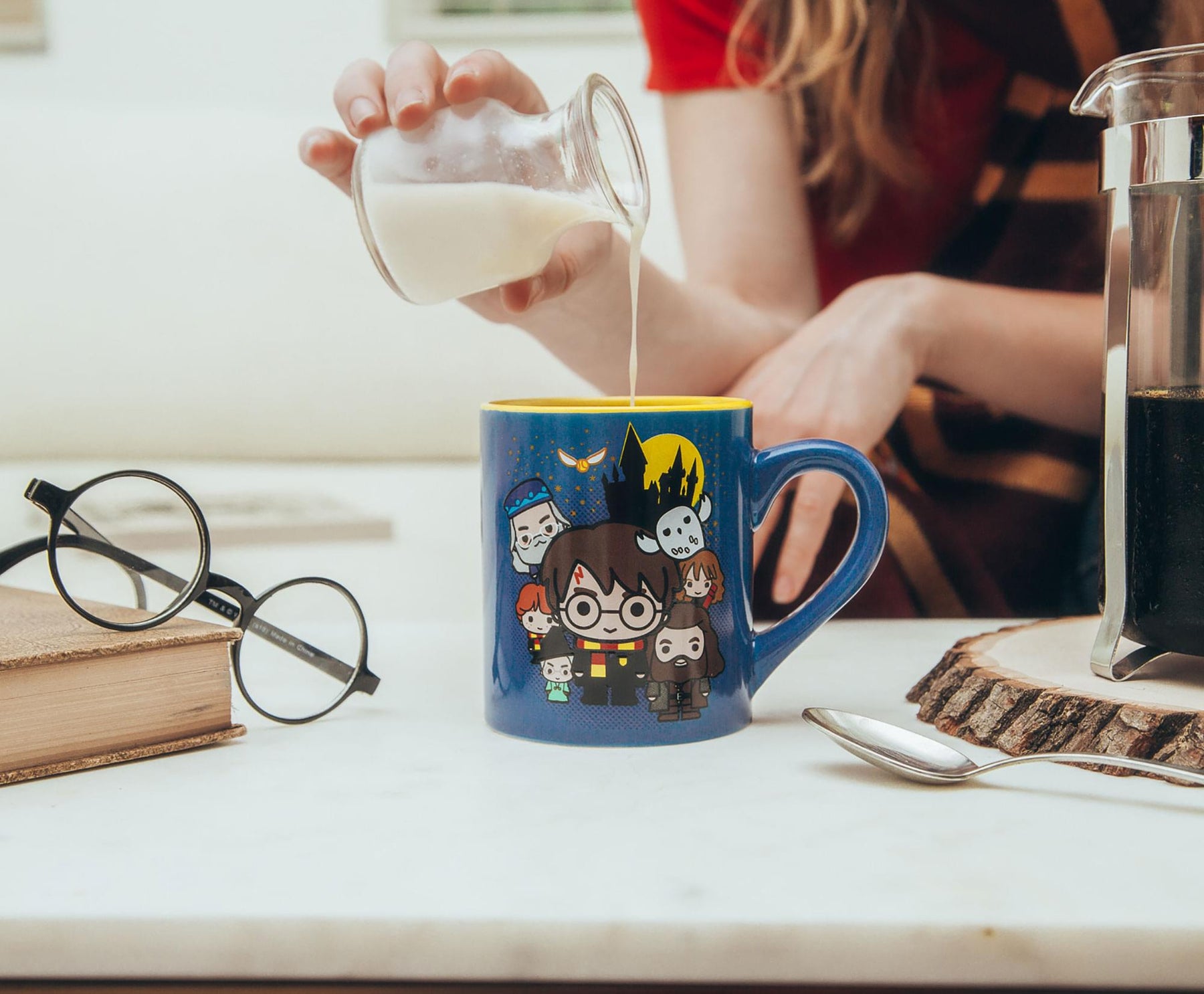 Harry Potter Chibi Characters Ceramic Mug | Holds 14 Ounces