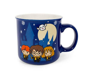 Harry Potter Chibi Christmas Ceramic Camper Mug | Holds 20 Ounces