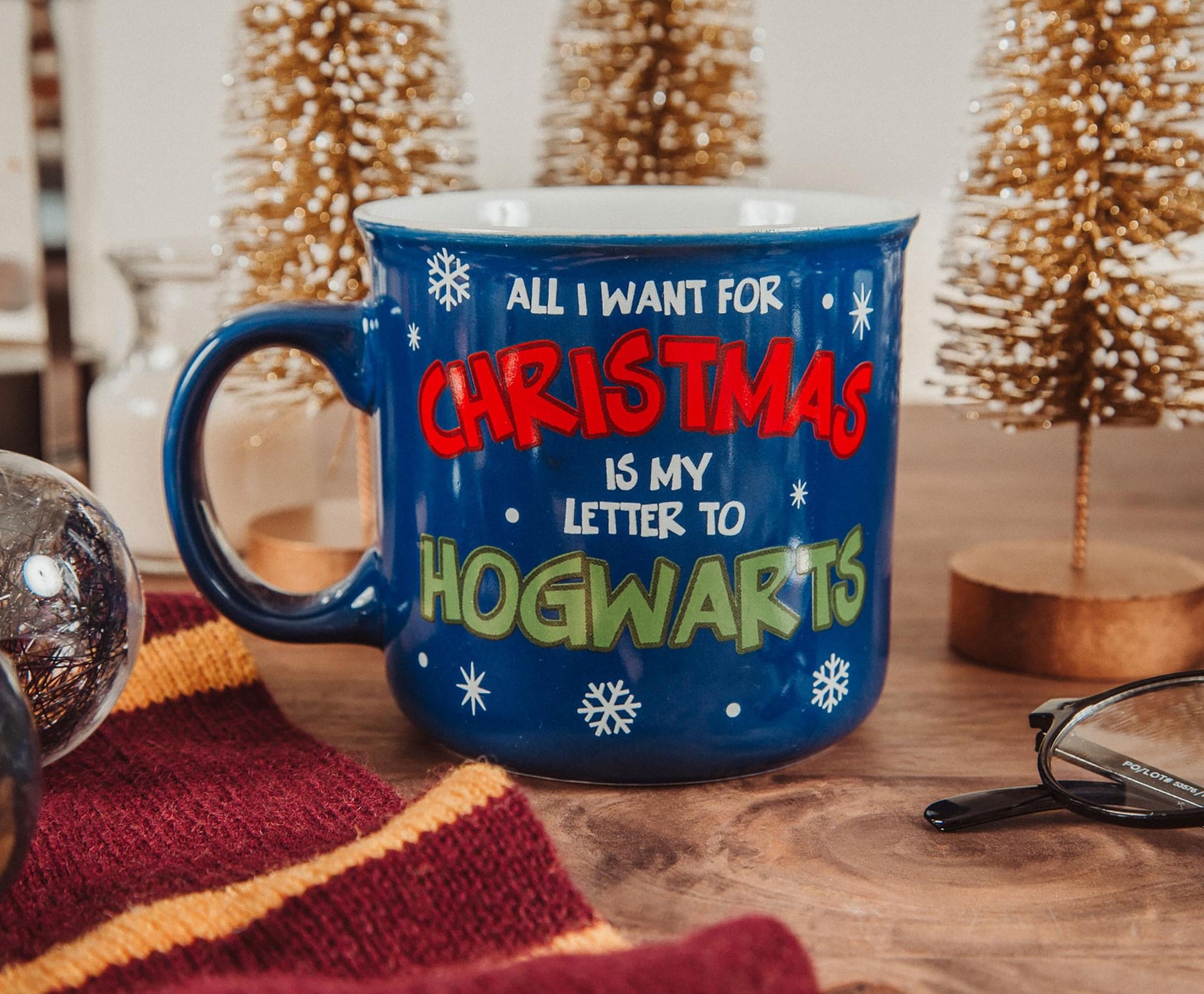 Harry Potter Chibi Christmas Ceramic Camper Mug | Holds 20 Ounces
