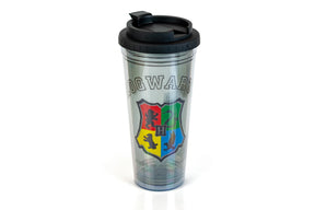 Harry Potter Hogwarts Crest 24oz Double Walled Plastic Travel Mug