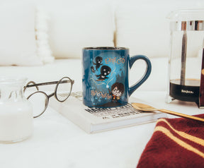 Harry Potter Chibi "Expecto Patronum" Ceramic Mug | Holds 14 Ounces