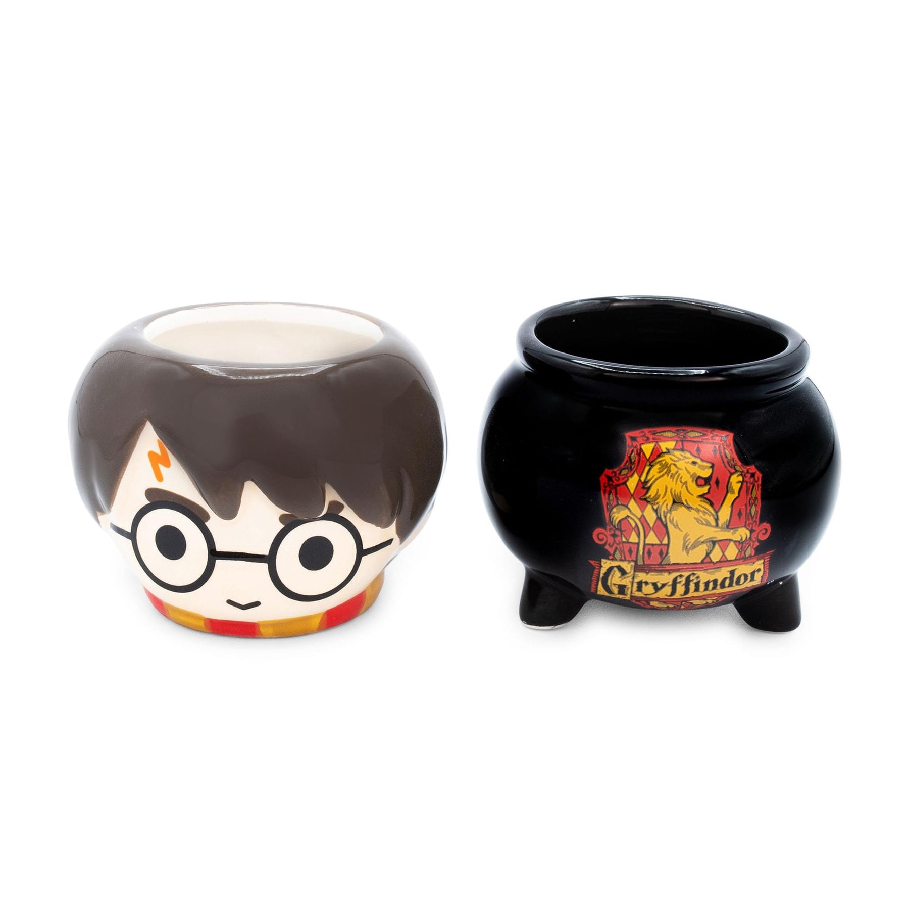 Harry Potter Chibi Harry & Cauldron Sculpted Ceramic Mini Mugs | Set of 2