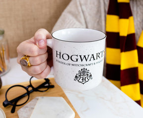 Harry Potter Hogwarts Logo Ceramic Camper Mug | 20 Ounces