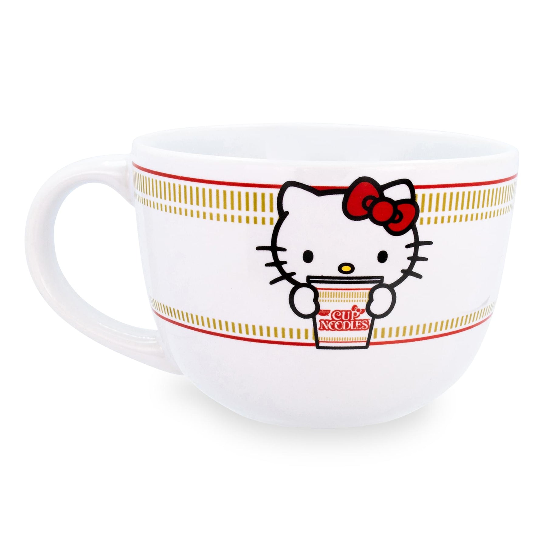 Sanrio Hello Kitty x Nissin Cup Noodles Ceramic Soup Mug | Holds 24 Ounces