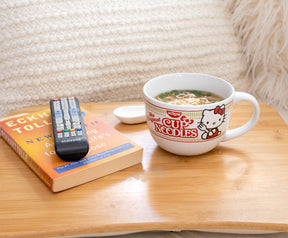 Sanrio Hello Kitty x Nissin Cup Noodles Ceramic Soup Mug | Holds 24 Ounces