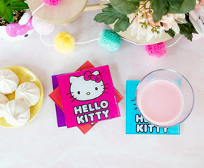 Sanrio Hello Kitty Colors Glass Coasters | Set of 4