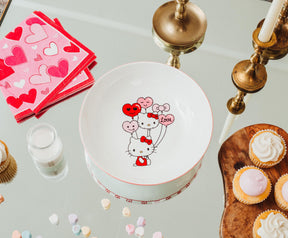 Sanrio Hello Kitty Balloons 9-Inch Ceramic Coupe Dinner Bowl