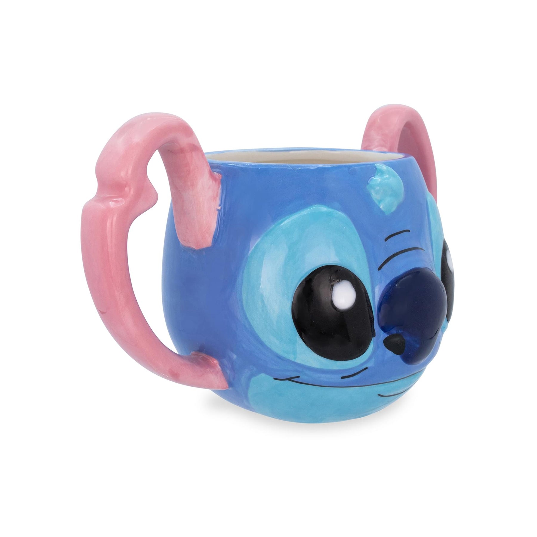 Disney Lilo & Stitch Experiment 626 Face 3D Sculpted Ceramic Mug | 16 Ounces