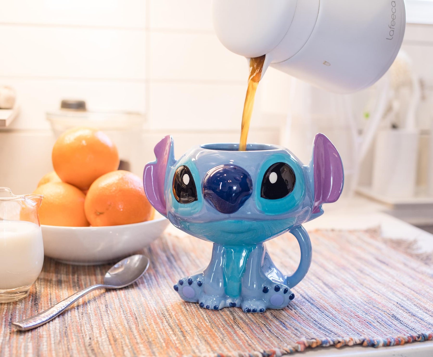 Disney Lilo & Stitch 3D Ceramic Coffee Mug | Holds 15 Ounces