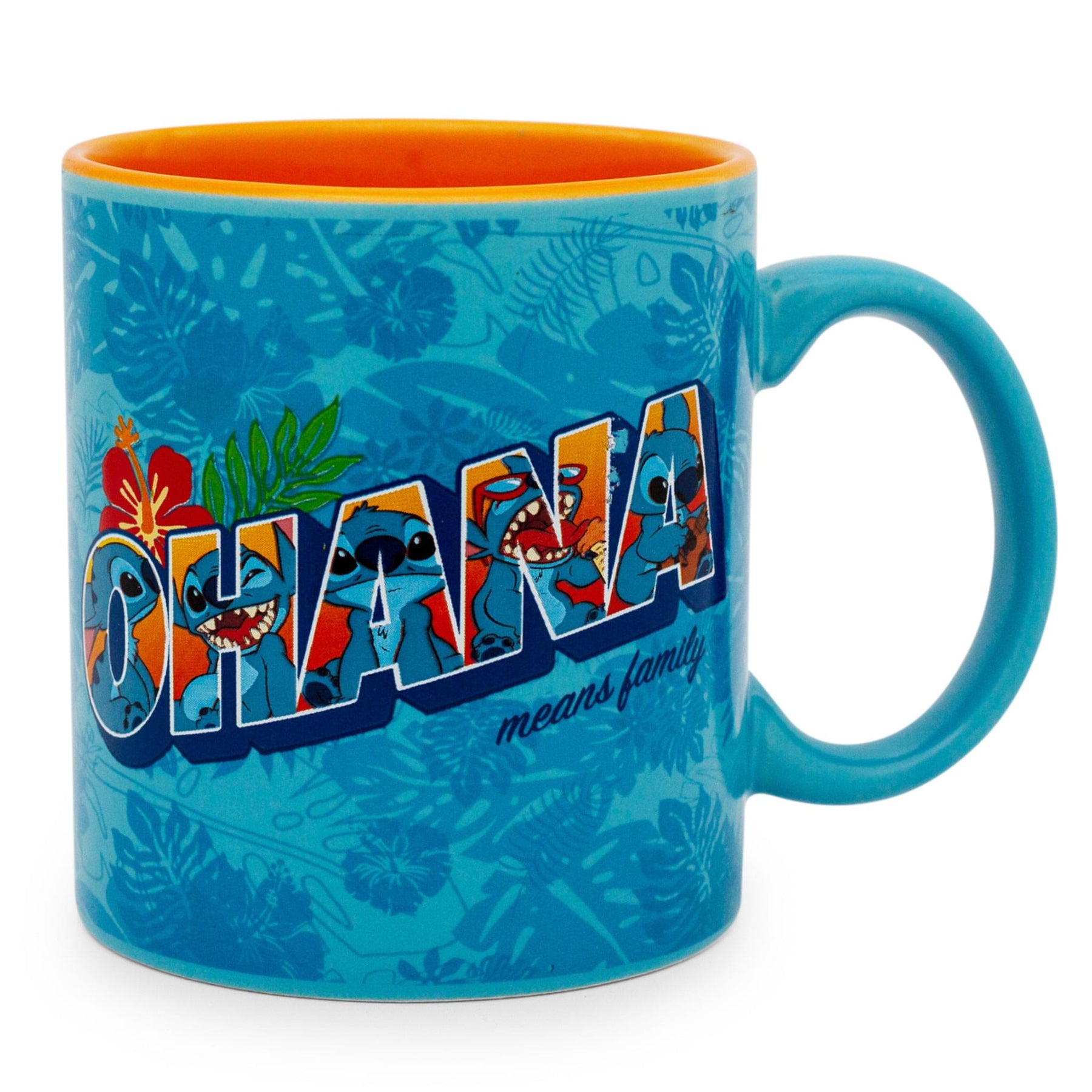 Disney Lilo & Stitch "Ohana Means Family" Ceramic Mug | Holds 20 Ounces