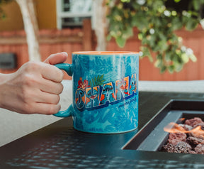Disney Lilo & Stitch "Ohana Means Family" Ceramic Mug | Holds 20 Ounces