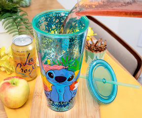 Disney Lilo & Stitch "Ohana" Carnival Cup with Lid and Straw | Holds 32 Ounces