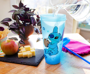 Disney Lilo & Stitch Cool Coconut Color-Changing Plastic Tumbler | 24 Ounces