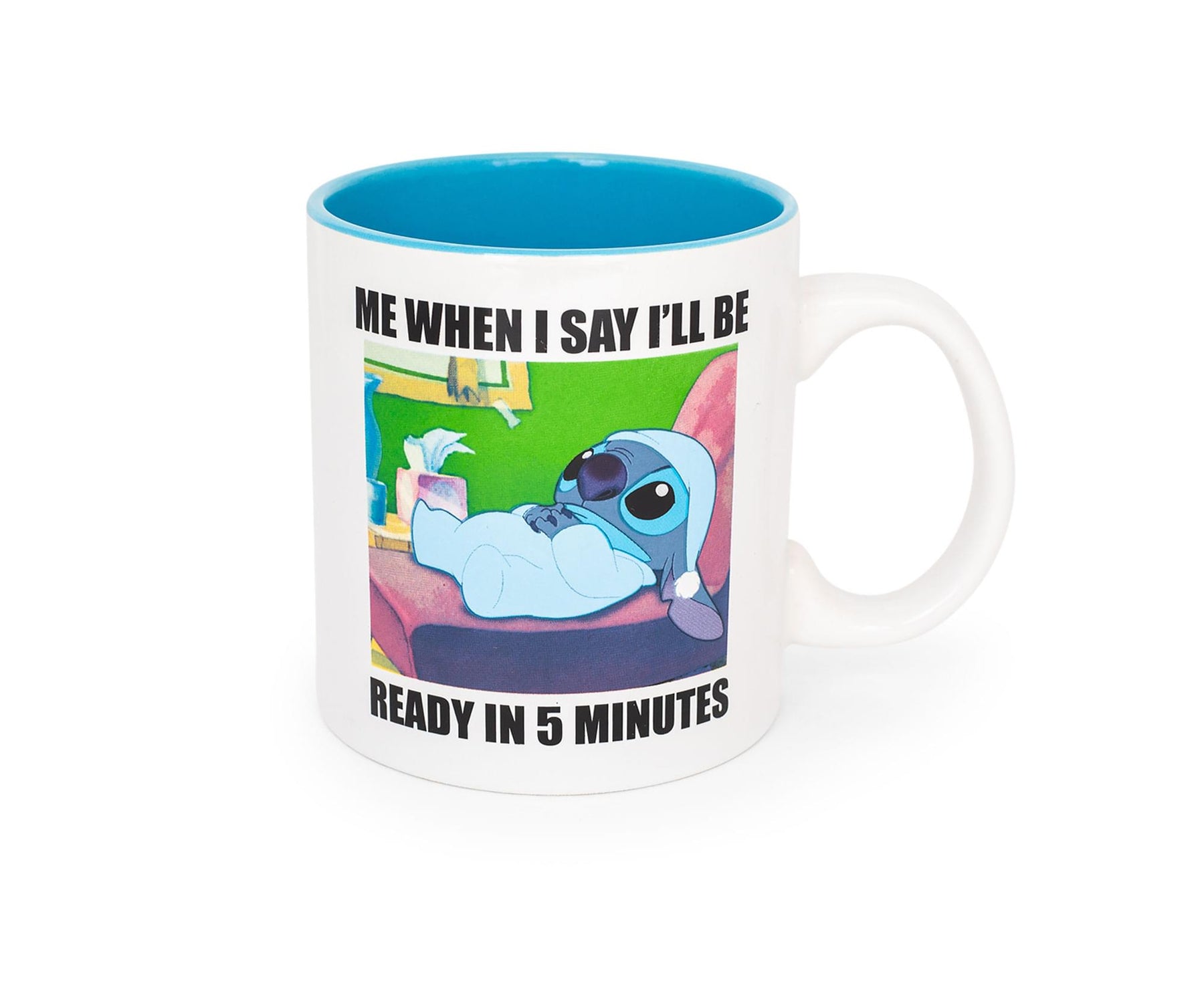 Disney Lilo & Stitch "When I Say I'll Be Ready" Ceramic Mug | Holds 20 Ounces