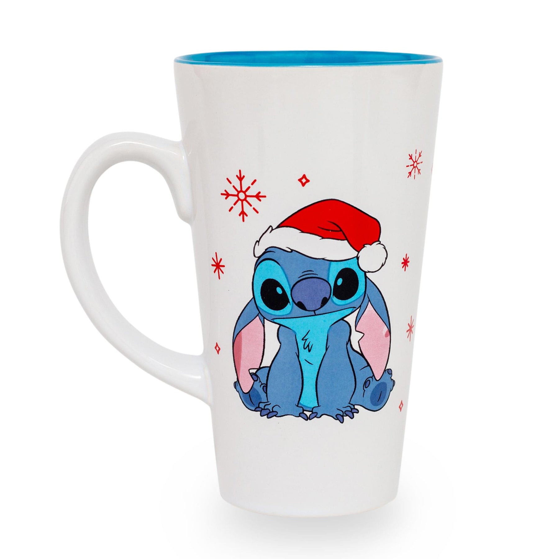 Disney Lilo & Stitch Santa Hat 16oz Latte Mug