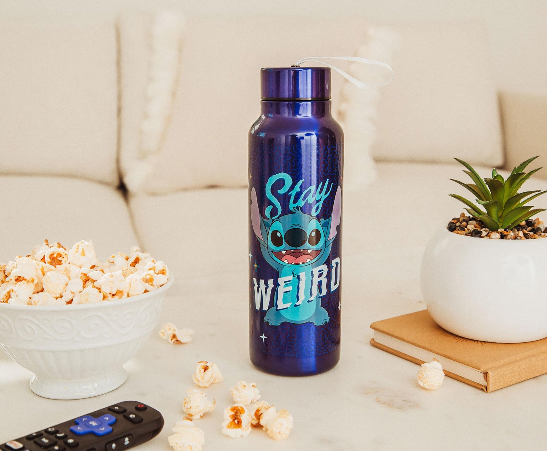 Disney Lilo & Stitch "Stay Weird" Stainless Steel Water Bottle | 27 Ounces