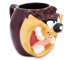 Looney Tunes Taz Sculpted Ceramic Mug | Holds 24 Ounces