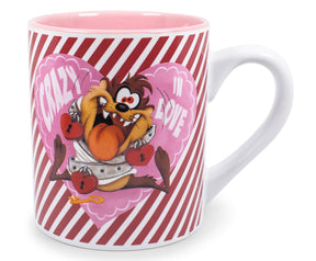 Looney Tunes Taz "Crazy In Love" Ceramic Mug | Holds 14 Ounces | Toynk Exclusive