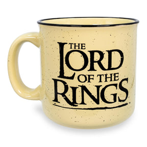 Lord of the Rings Gondor Elven Text 20oz Ceramic Camper Mug
