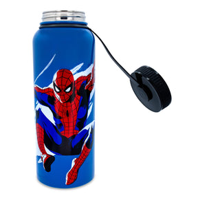 Marvel Comics Spider-Man Stainless Steel Water Bottle | Holds 42 Ounces