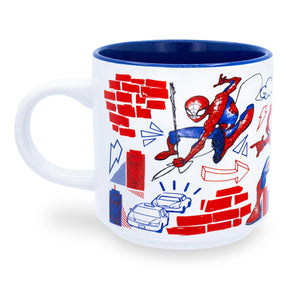Marvel Comics Spider-Man "New York City" Ceramic Mug | Holds 13 Ounces