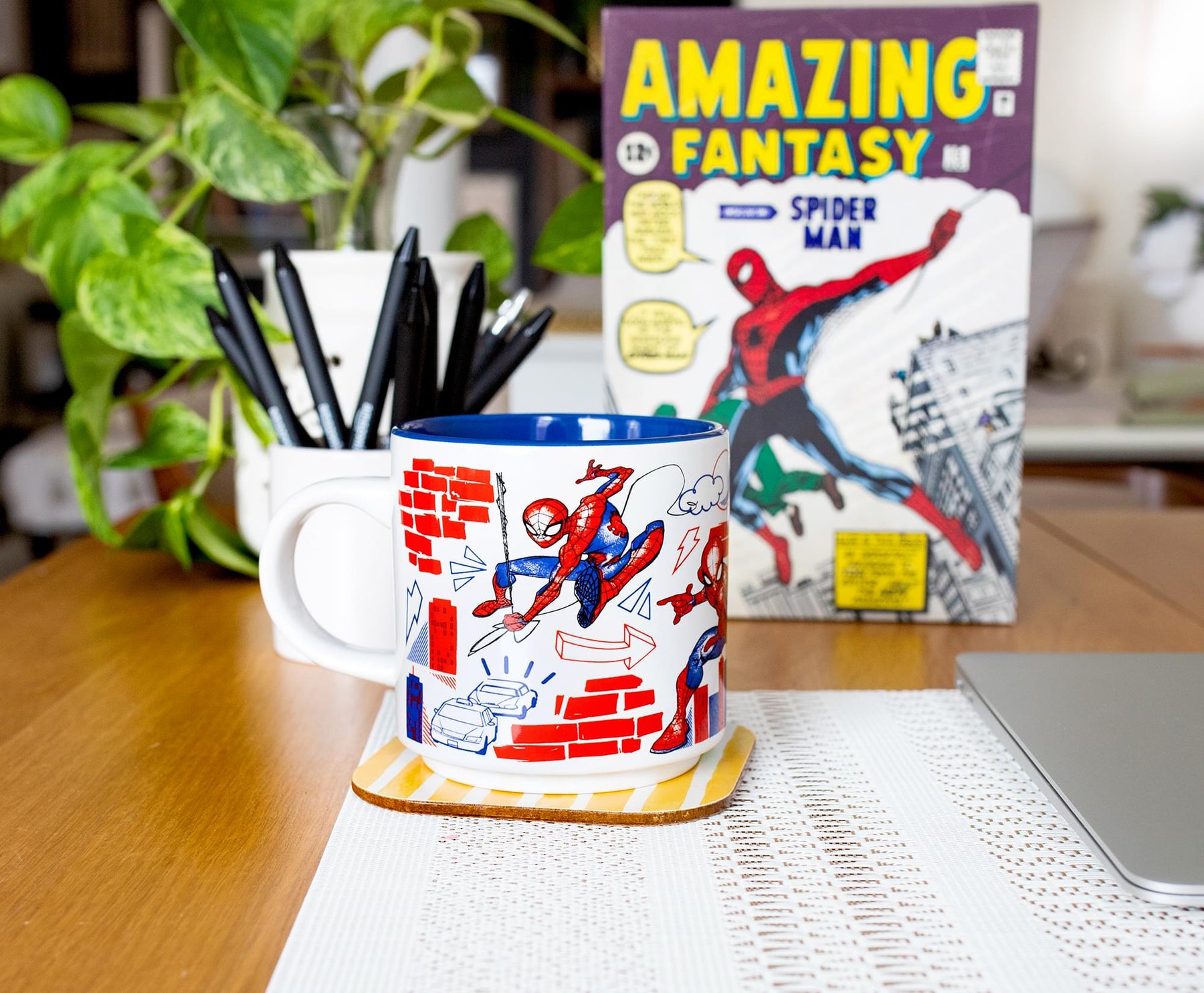 Marvel Comics Spider-Man "New York City" Ceramic Mug | Holds 13 Ounces