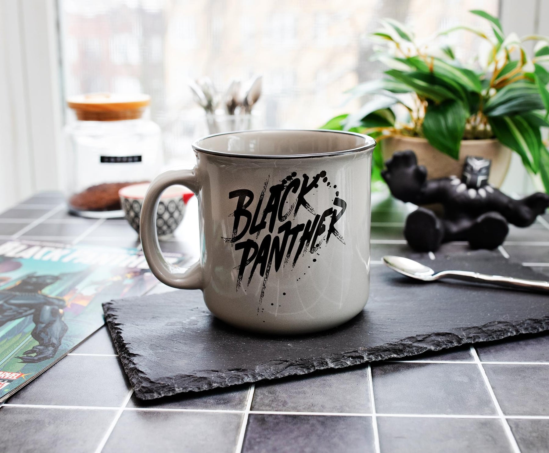 Marvel Comics Black Panther Ceramic Mug | Holds 20 Ounces