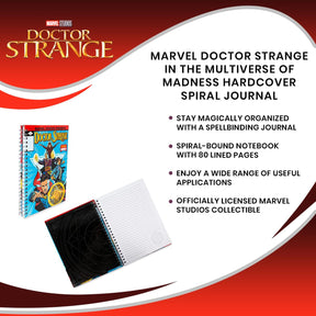 Marvel Doctor Strange in the Multiverse of Madness Hardcover Spiral Journal