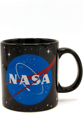 NASA Logo Black 14oz Ceramic Coffee Mug