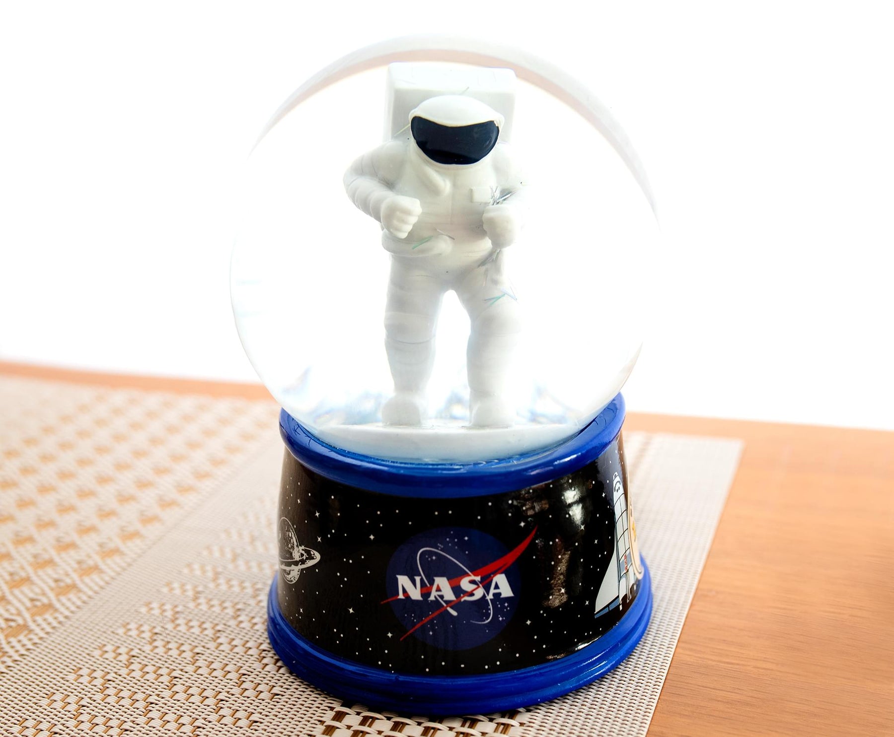 NASA Astronaut Light-Up Collectible Snow Globe | 6 Inches Tall