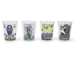 The Nightmare Before Christmas Characters 1.5-Ounce Mini Glasses | Set Of 4