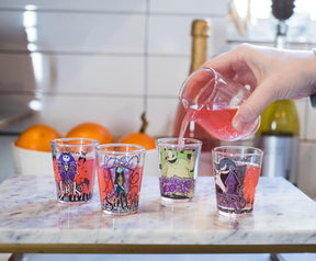 The Nightmare Before Christmas Characters 1.5-Ounce Mini Glasses | Set Of 4