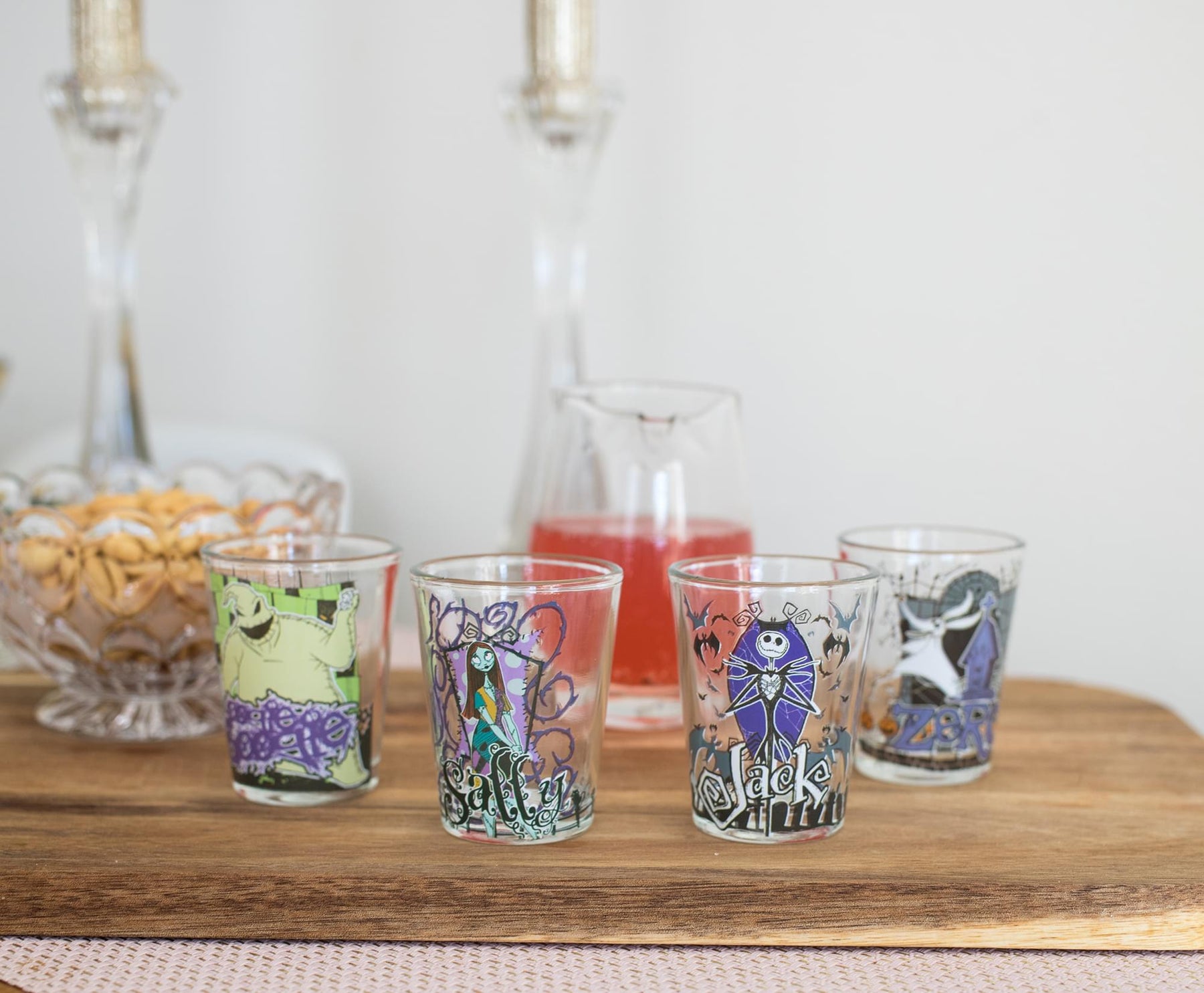 The Nightmare Before Christmas Characters 1.5-Ounce Mini Glasses | Set Of 4