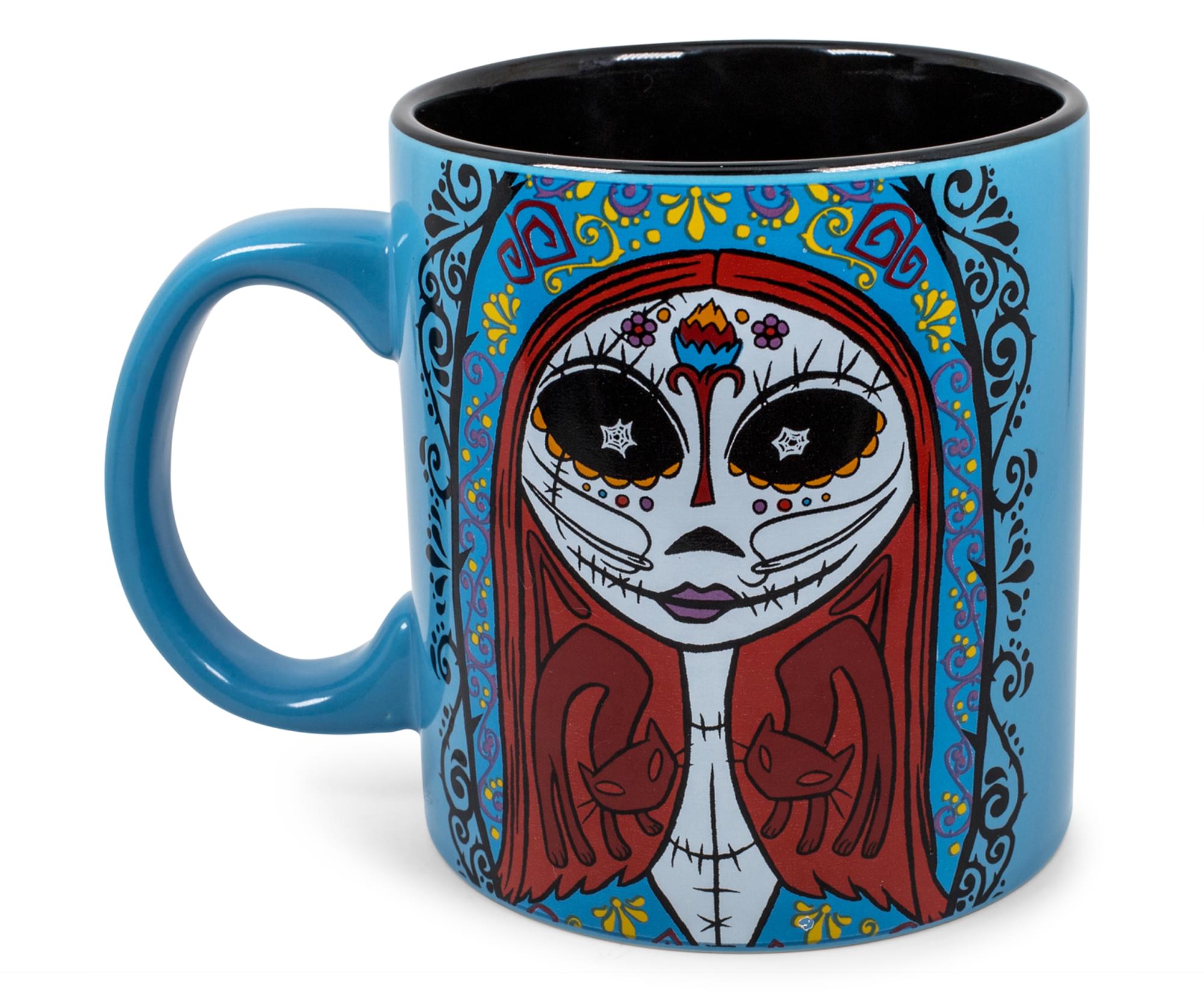 Nightmare Before Christmas Jack & Sally Day of the Dead Ceramic Mug | 20 Ounces