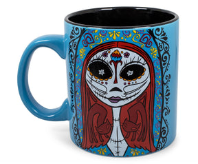 Nightmare Before Christmas Jack & Sally Day of the Dead Ceramic Mug | 20 Ounces
