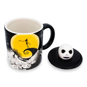 Disney The Nightmare Before Christmas Jack Ceramic Mug With Sculpted Lid