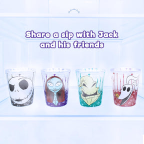 Disney Nightmare Before Christmas Faces 1.5-Ounce Freeze Gel Mini Cups | Set of 4