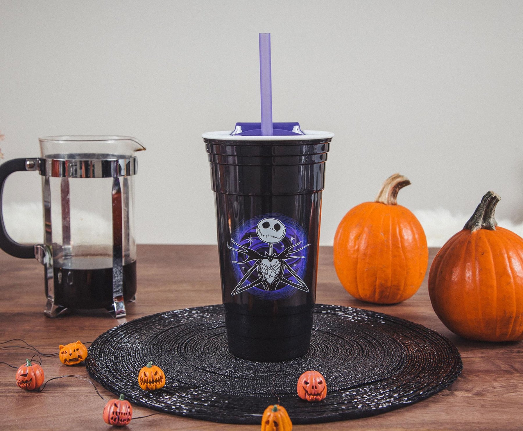 Disney The Nightmare Before Christmas Tumbler with Lid and Straw | 32 Ounces