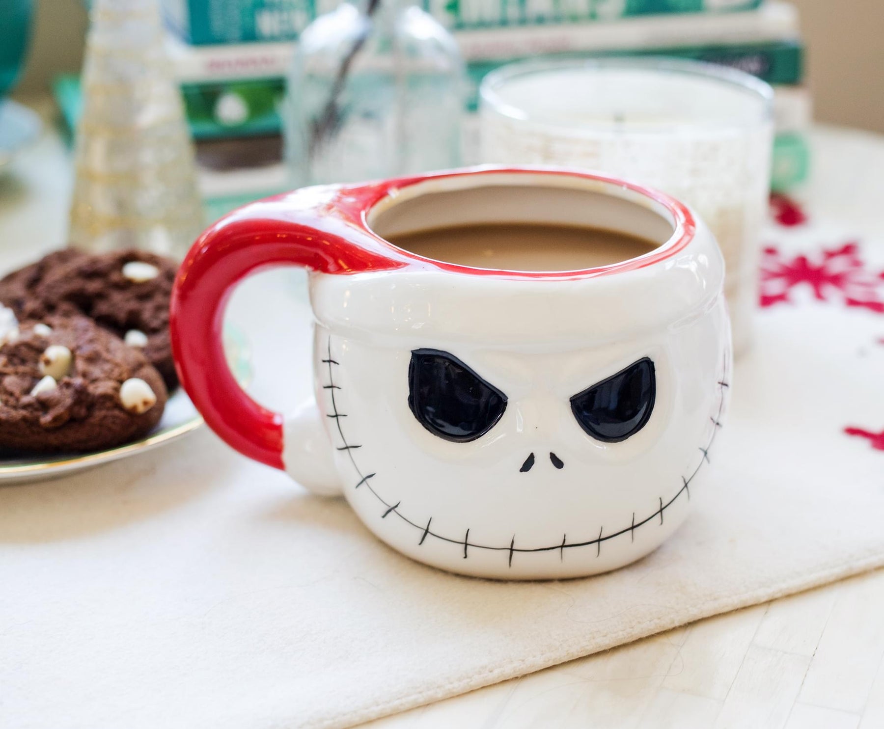 The Nightmare Before Christmas Santa Jack Skellington 3D Coffee Mug | 20 Ounces