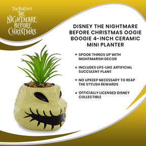 Disney The Nightmare Before Christmas Oogie Boogie 5-Inch Ceramic Mini Planter