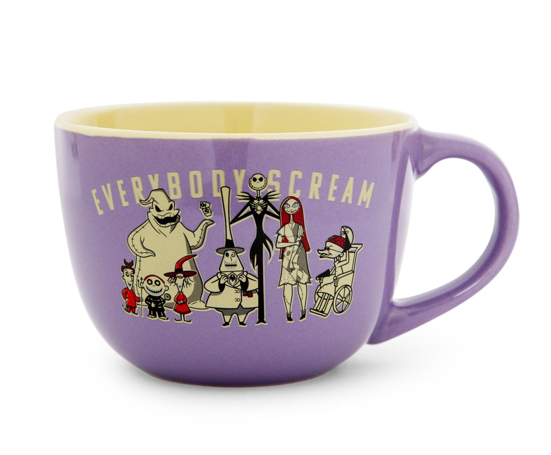 Disney The Nightmare Before Christmas "Everybody Scream" Ceramic Soup Mug